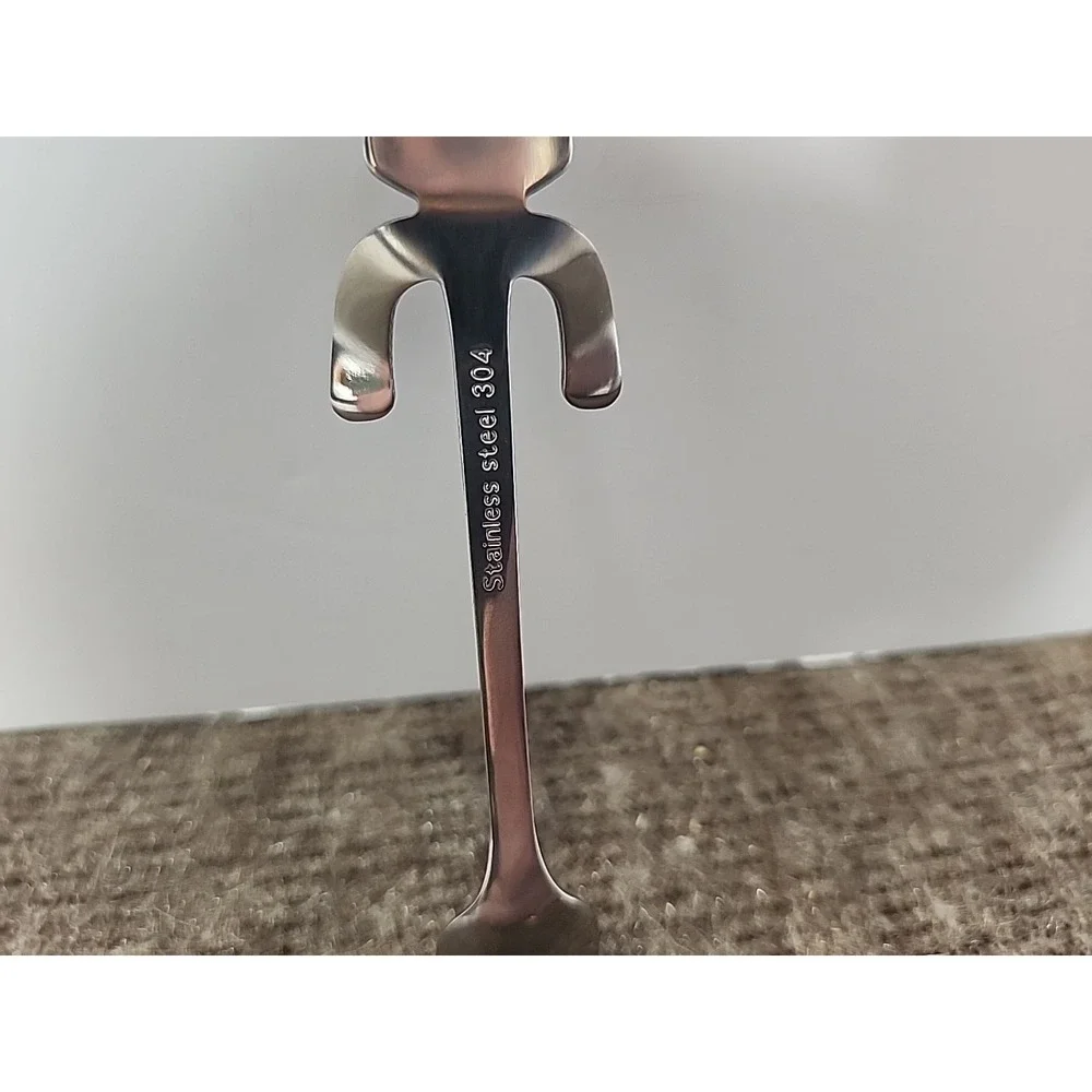 Stainless Steel Spoon Hanging Cat For Mugs